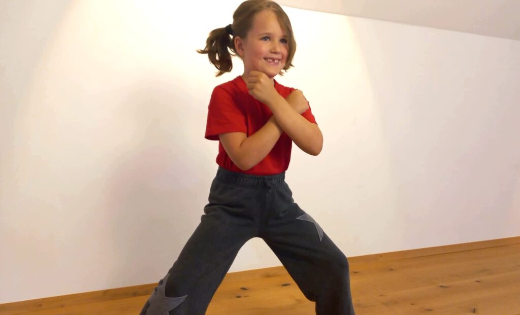 Kinder Kung Fu Kurss für Mädchen 6 bis 8 Jahre Log zentrum Wien
